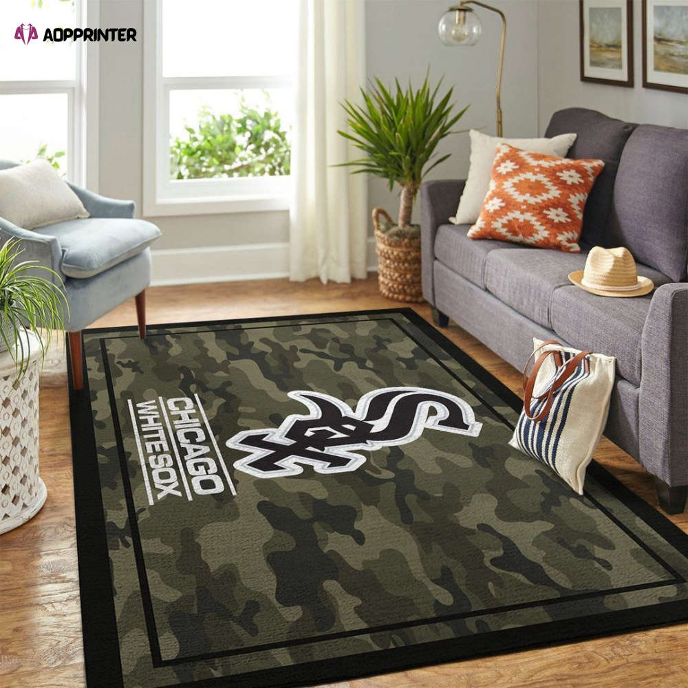 Chicago White Sox Rug Living Room Floor Decor Fan Gifts