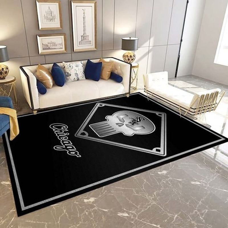 Chicago White Sox Rug Living Room Floor Decor Fan Gifts