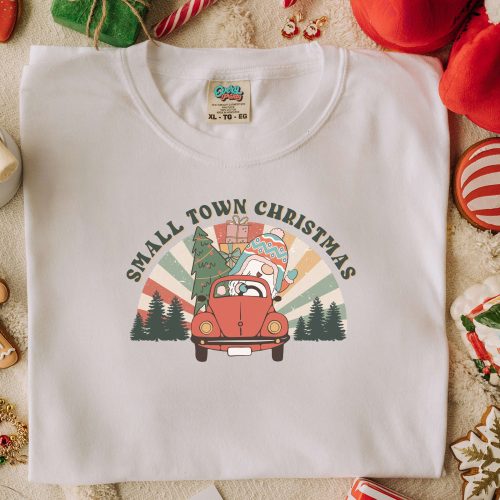 Get Festive with Retro Christmas Shirt Collection – Retro Santa Tree Tshirt Crewneck & More!