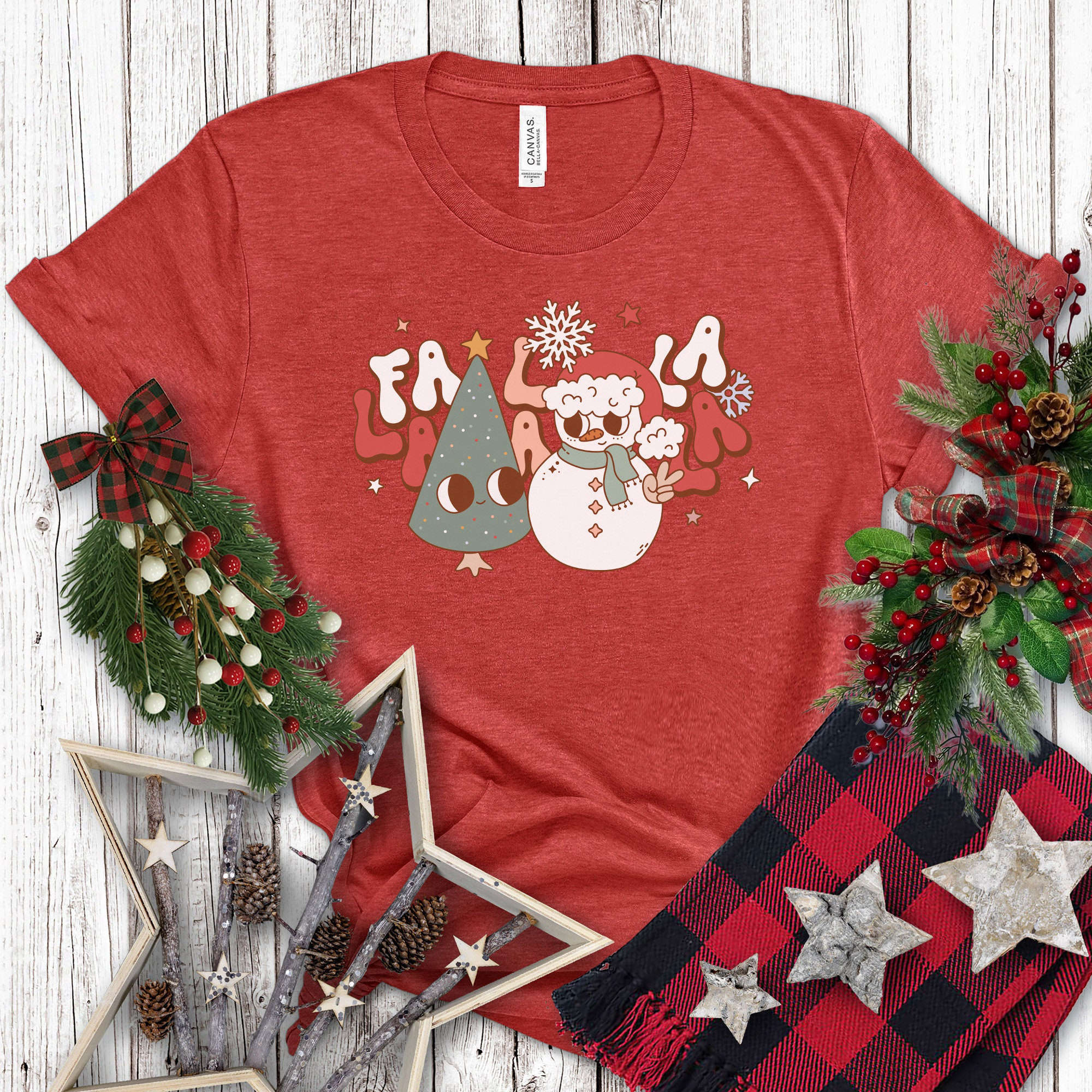 Christmas Shirt Family Festive Tshirt Tree Design Crewneck Merry Christmas Vacation Gift