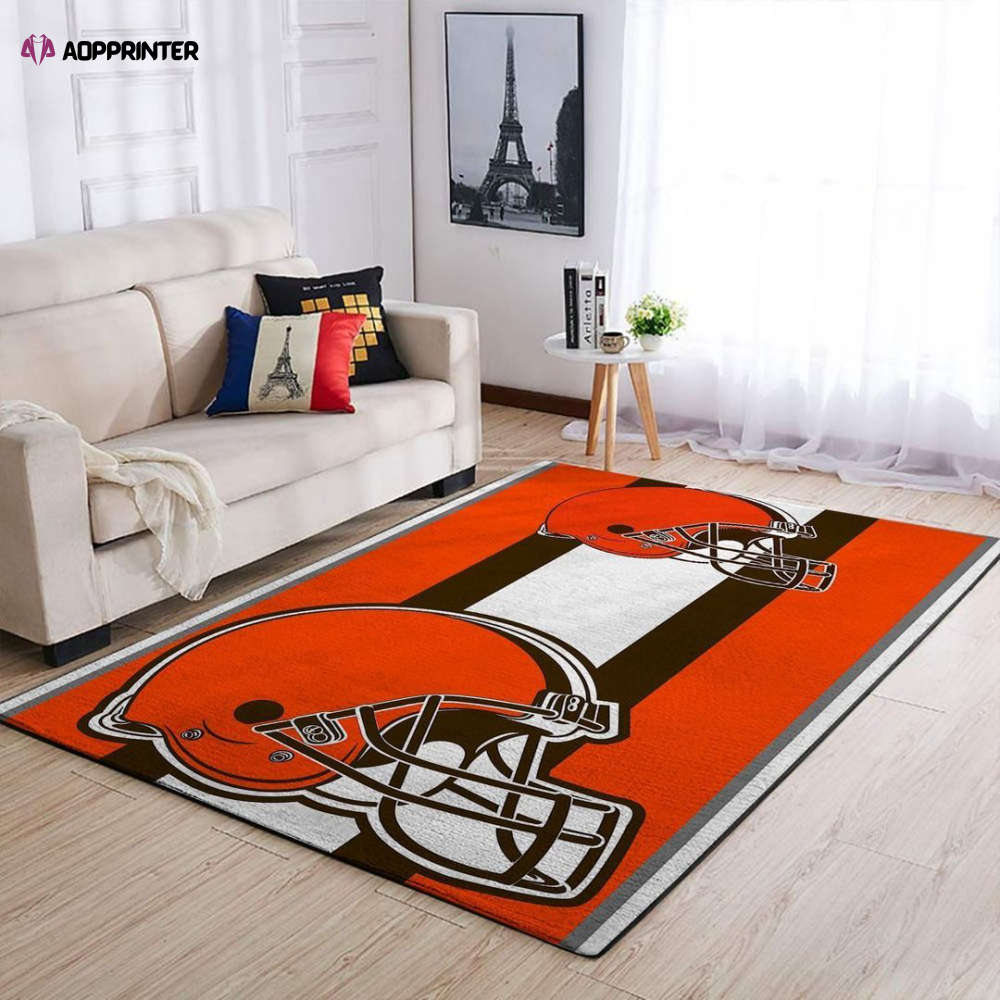 Ohio State Buckeyes Rug Living Room Floor Decor Fan Gifts