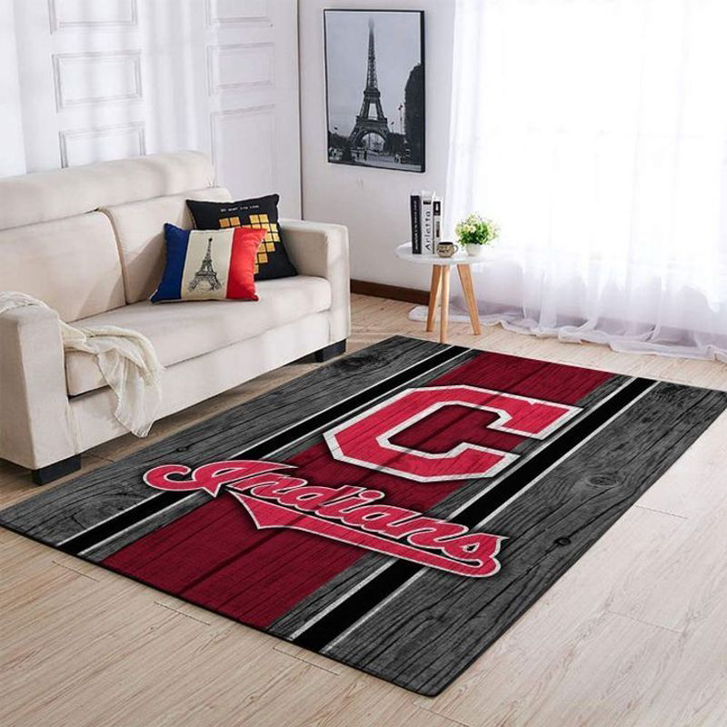 Cleveland Indians Rug Living Room Floor Decor Fan Gifts