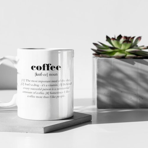 Coffee Noun Coffee Most Important Meal Coffee Isn’t A Drug – It’s A Vitamin  11 oz Ceramic Mug Gift