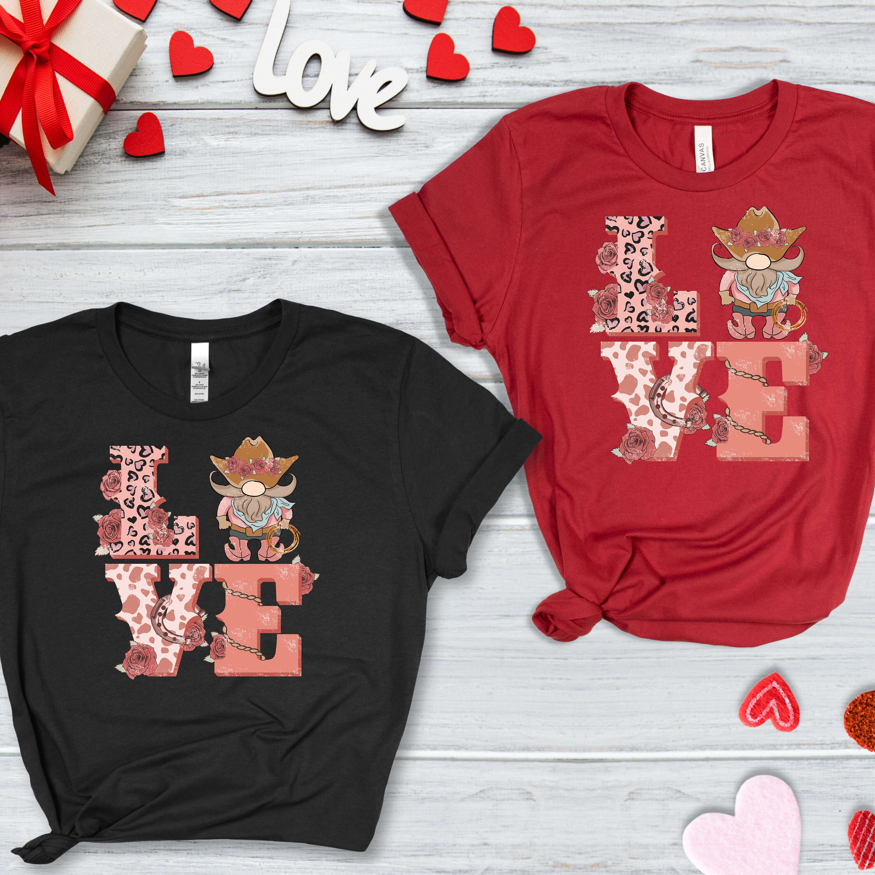 Cowboy Love Retro Shirt – Perfect Valentine s Day Gift for Women