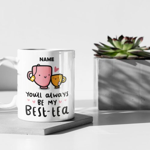 Custom Best Friend Gift, Personalized Mug Gift, Best-Tea Mug Gift, Personalized Friend Gift, 11 oz Ceramic Mug Gift