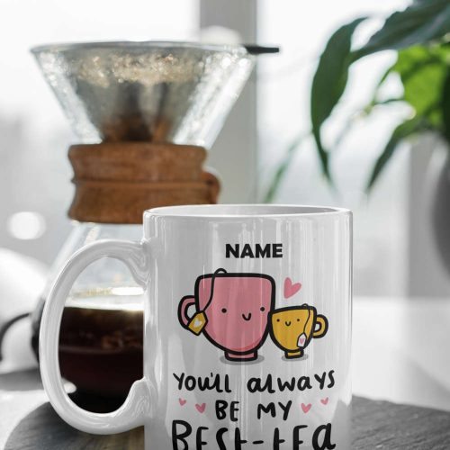 Custom Best Friend Gift, Personalized Mug Gift, Best-Tea Mug Gift, Personalized Friend Gift, 11 oz Ceramic Mug Gift