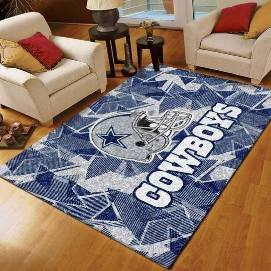 Dallas Cowboys Floor Rug Living Room Floor Decor Fan Gifts