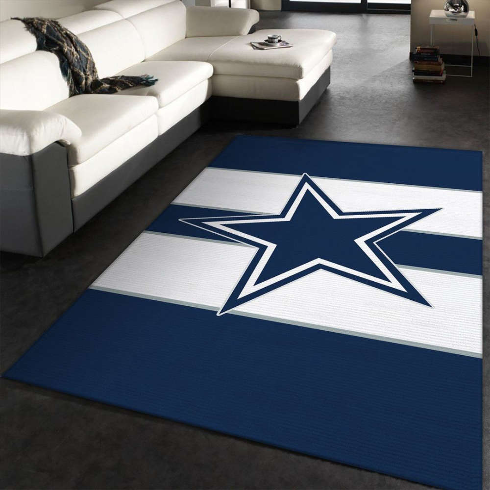 Dallas Cowboys Fluffy Carpets Rug Living Room Floor Decor Fan Gifts