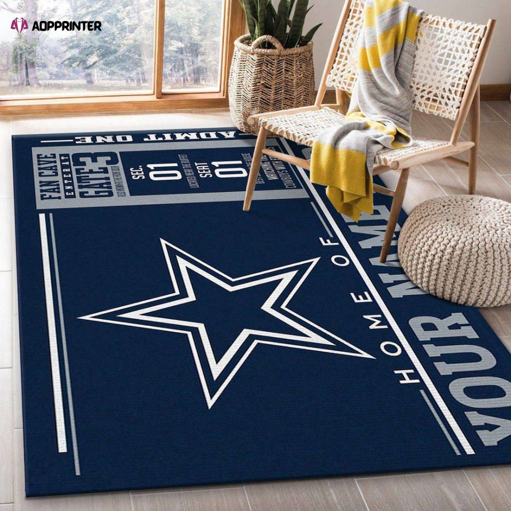 Los Angeles Chargers Rug Living Room Floor Decor Fan Gifts