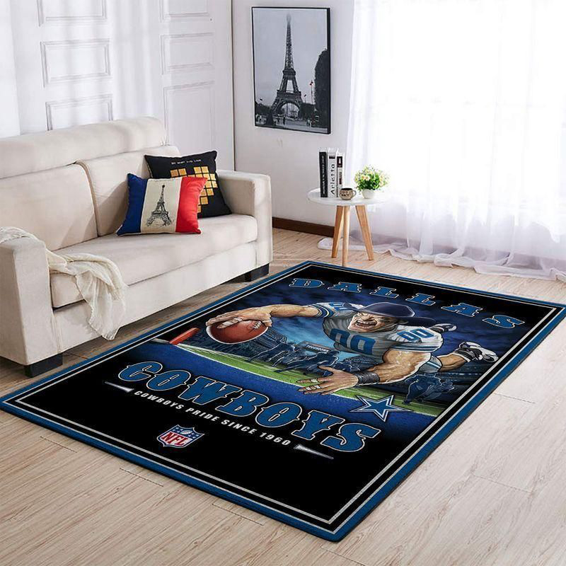 Dallas Cowboys Rug Living Room Floor Decor Fan Gifts