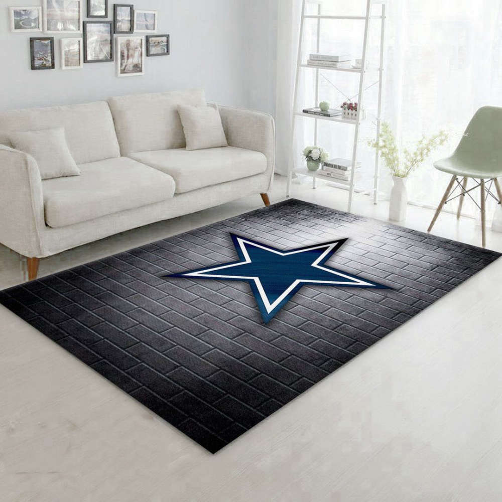 Dallas Cowboys Rug Living Room Floor Decor Fan Gifts