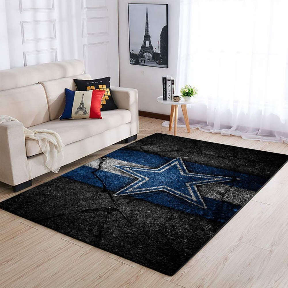 Dallas Cowboys Rug Living Room Floor Decor Fan Gifts