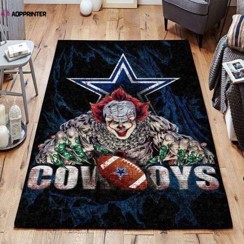 Dallas Cowboys Rug Living Room Floor Decor Fan Gifts