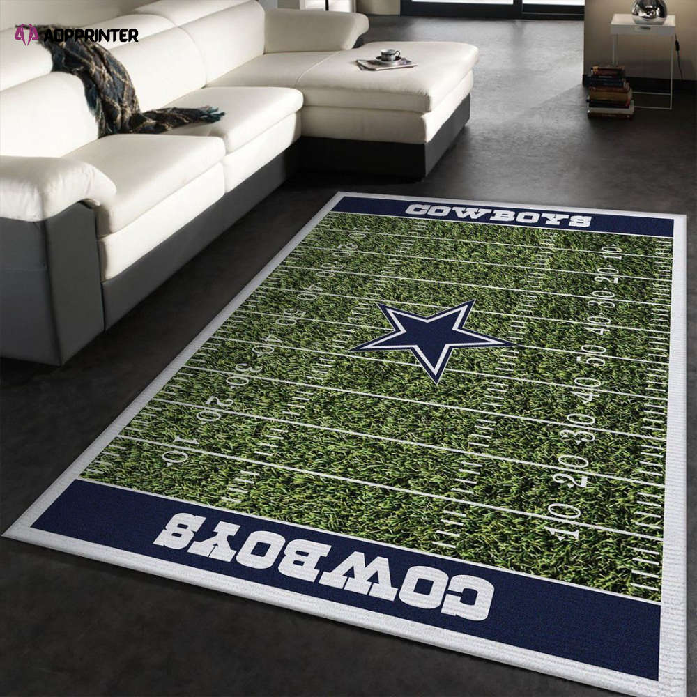 Dallas Cowboys Rug Living Room Floor Decor Fan Gifts