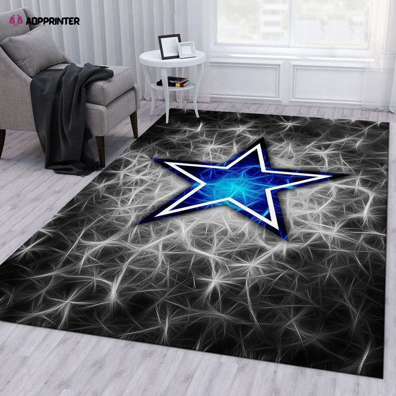 Dallas Cowboys Rug Living Room Floor Decor Fan Gifts