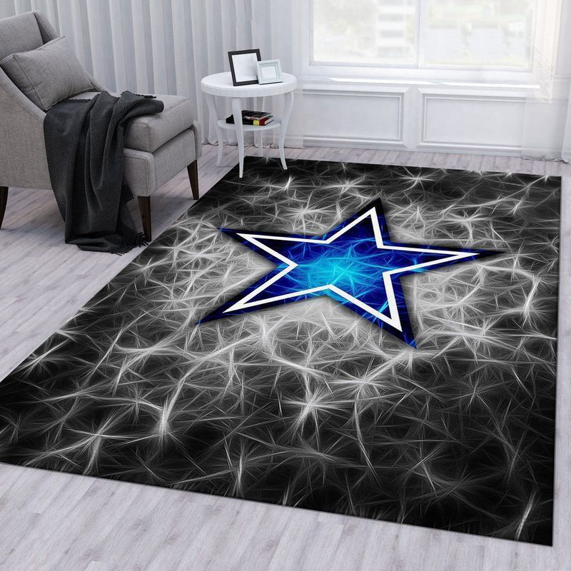 Dallas Cowboys Rug Living Room Floor Decor Fan Gifts