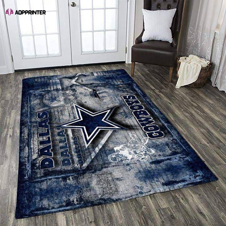 Dallas Cowboys Rug Living Room Floor Decor Fan Gifts