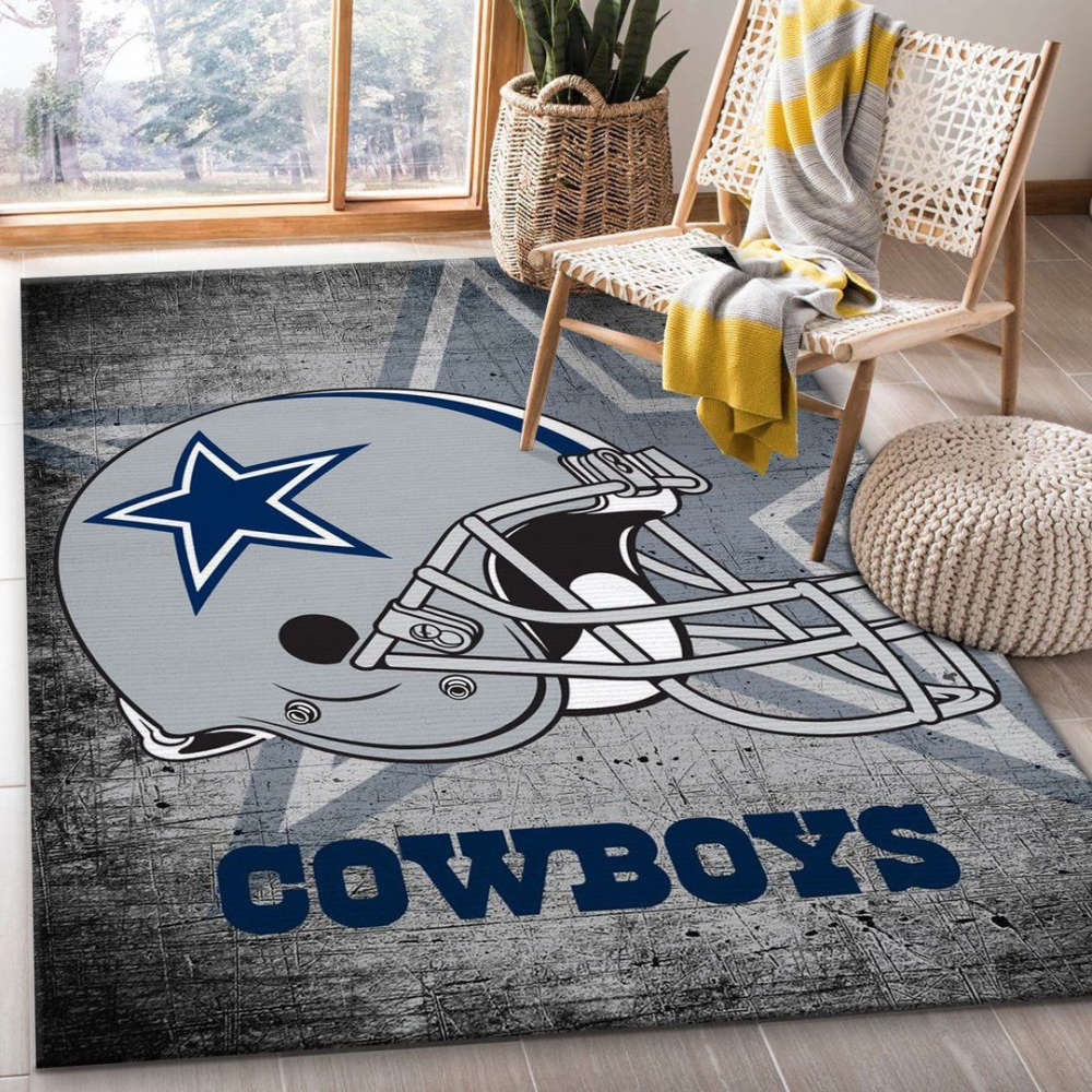 Dallas Cowboys Rug Living Room Floor Decor Fan Gifts