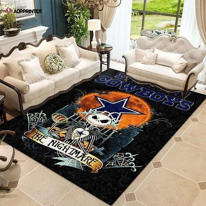 Dallas Cowboys Rug Living Room Floor Decor Fan Gifts