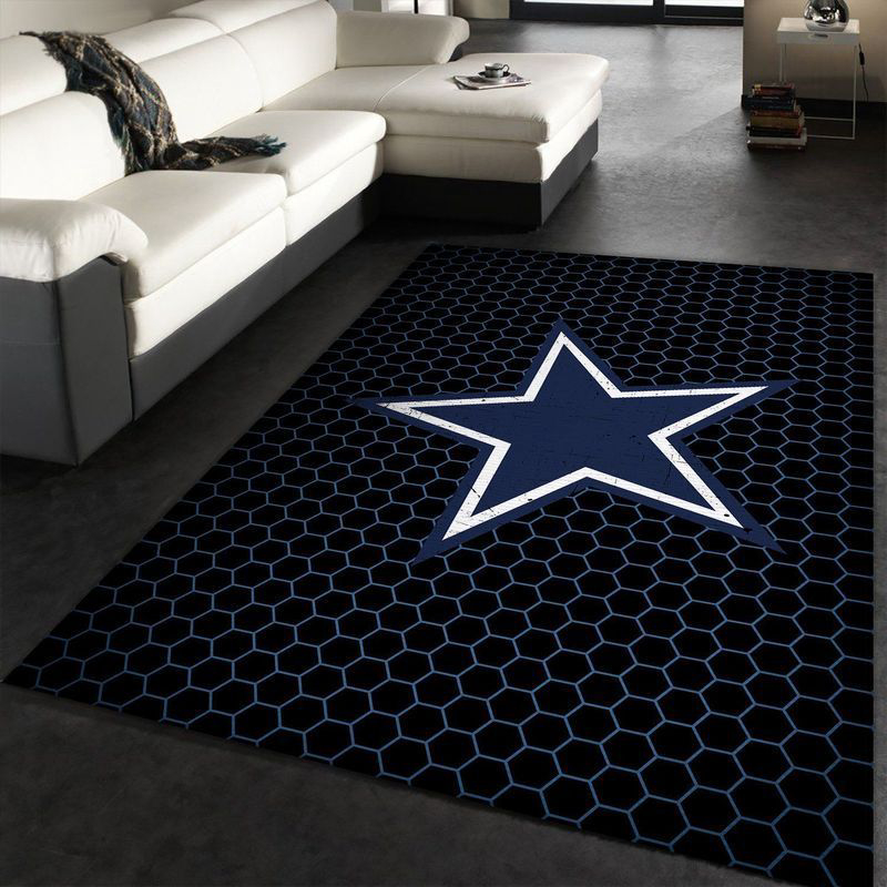 Dallas Cowboys Rug Living Room Floor Decor Fan Gifts