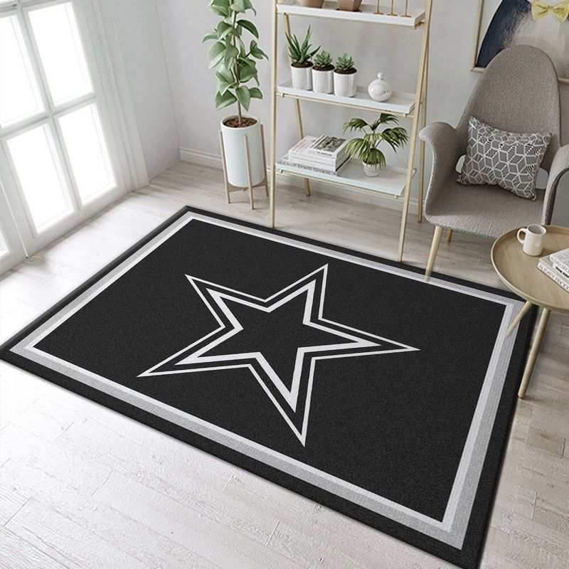 Dallas Cowboys Rug Living Room Floor Decor Fan Gifts