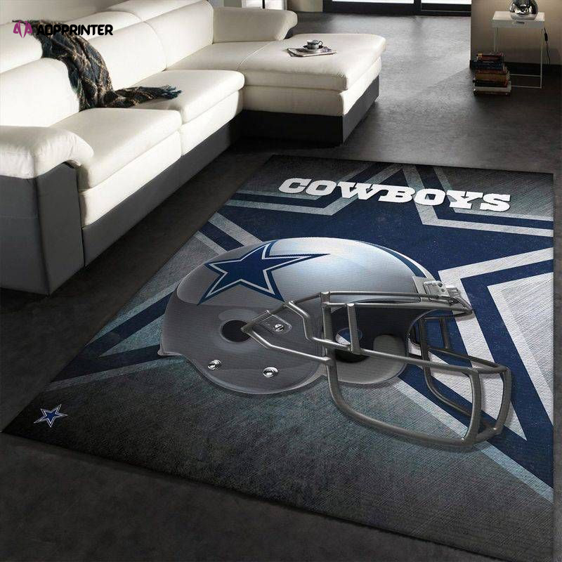 Dallas Cowboys Rug Living Room Floor Decor Fan Gifts