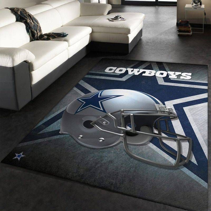 Dallas Cowboys Rug Living Room Floor Decor Fan Gifts