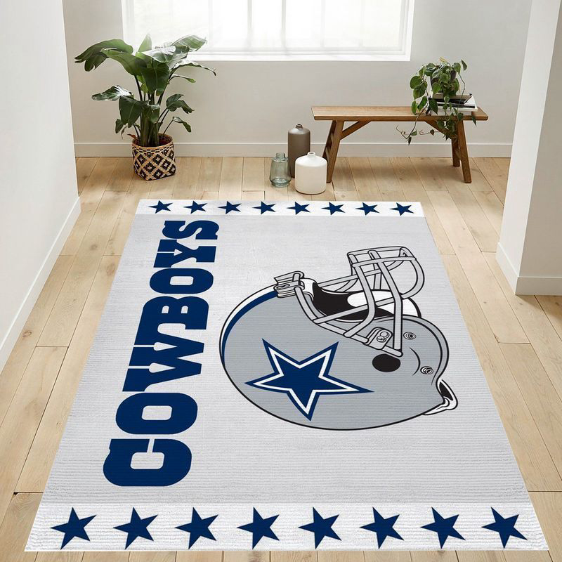 Dallas Cowboys Rug Living Room Floor Decor Fan Gifts