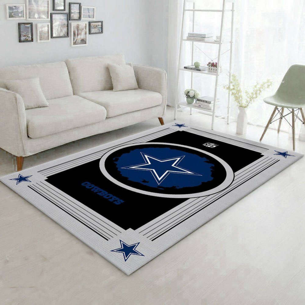 Dallas Cowboys Rug Living Room Floor Decor Fan Gifts