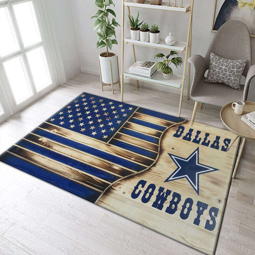 Dallas Cowboys Rug Living Room Floor Decor Fan Gifts