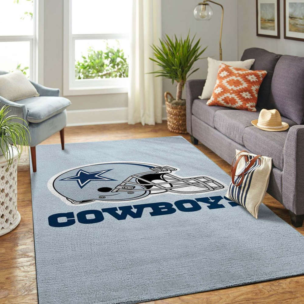 Dallas Cowboys Rug Living Room Floor Decor Fan Gifts