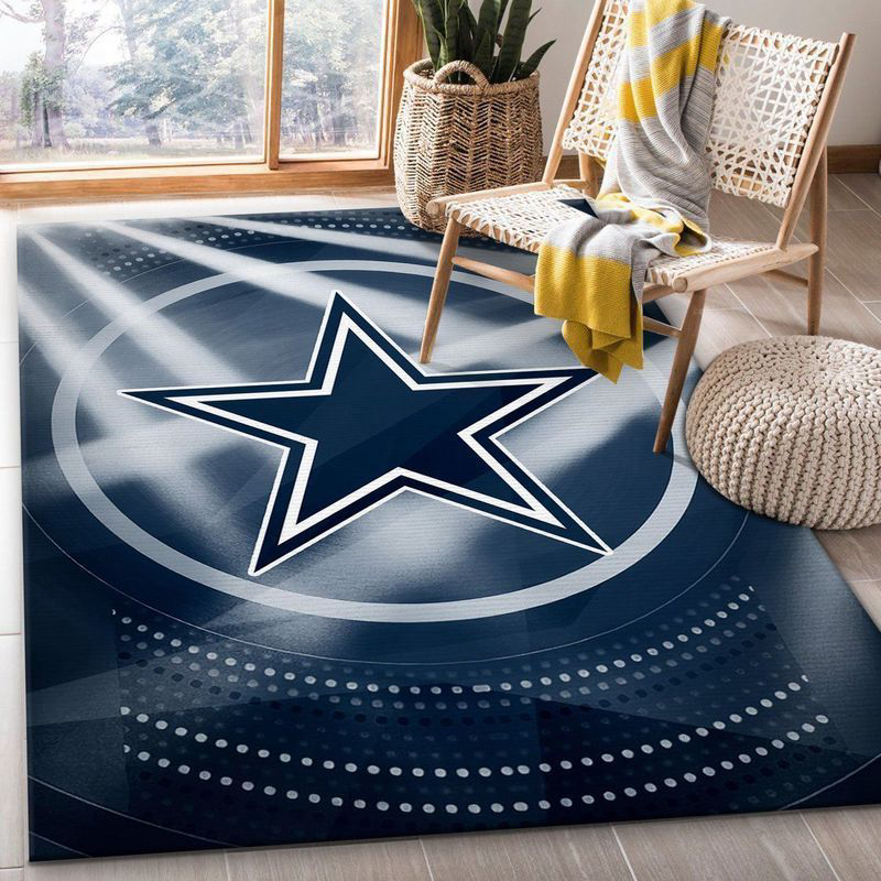 Dallas Cowboys Rug Living Room Floor Decor Fan Gifts