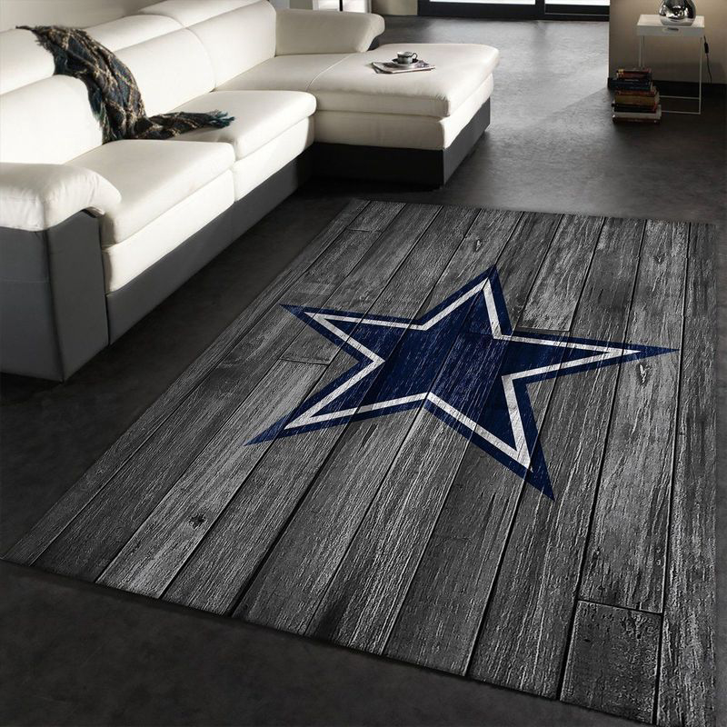 Dallas Cowboys Rug Living Room Floor Decor Fan Gifts