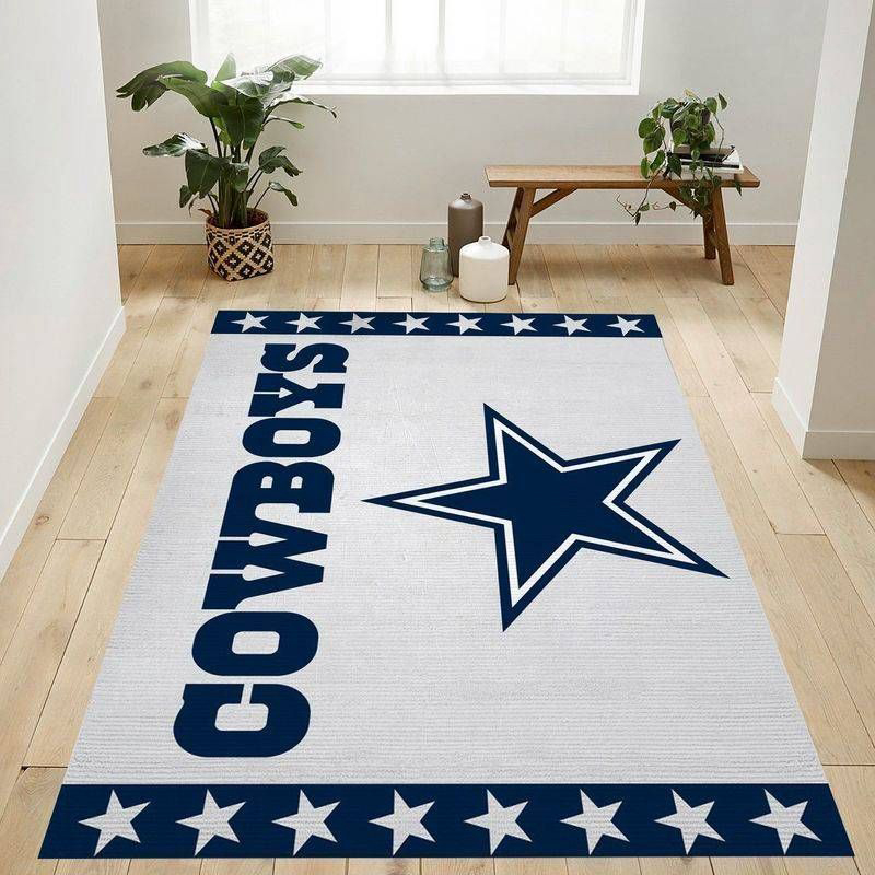 Dallas Cowboys Rug Living Room Floor Decor Fan Gifts