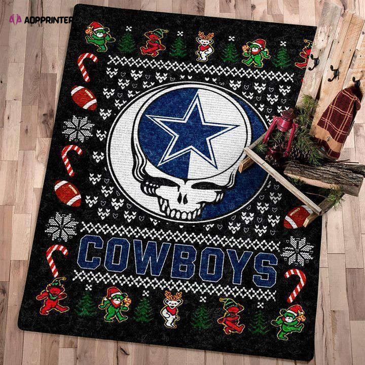 Dallas Cowboys Rug Living Room Floor Decor Fan Gifts