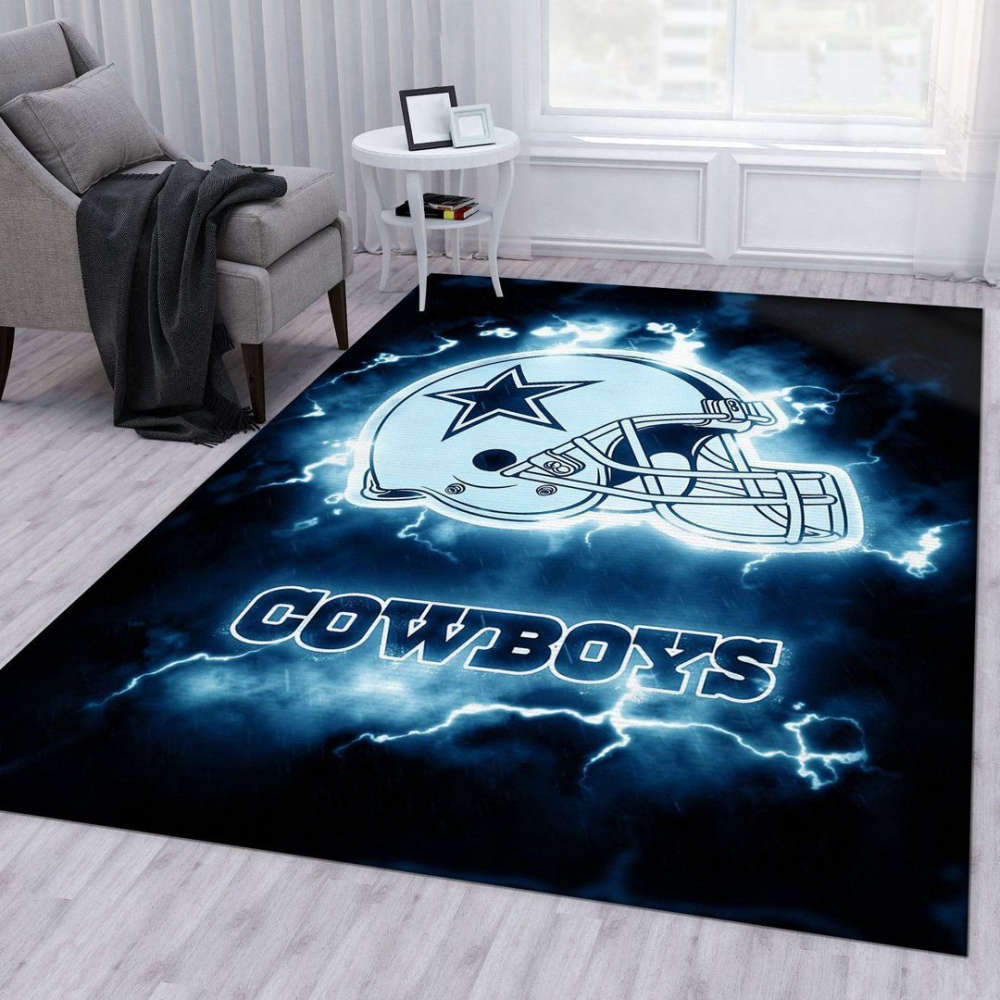 Dallas Cowboys Rug Living Room Floor Decor Fan Gifts