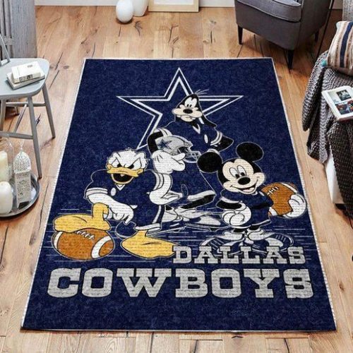 Dallas Cowboys Rug Living Room Floor Decor Fan Gifts