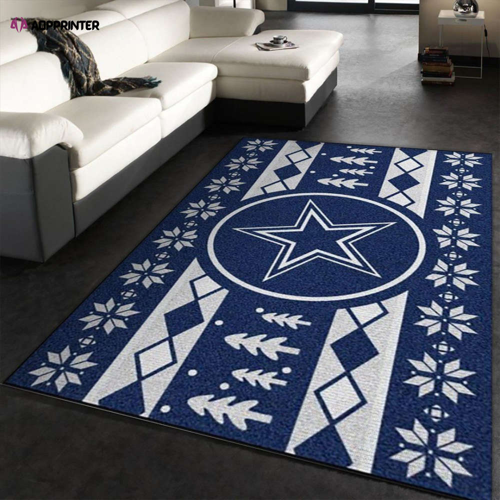 Dallas Cowboys Rug Living Room Floor Decor Fan Gifts