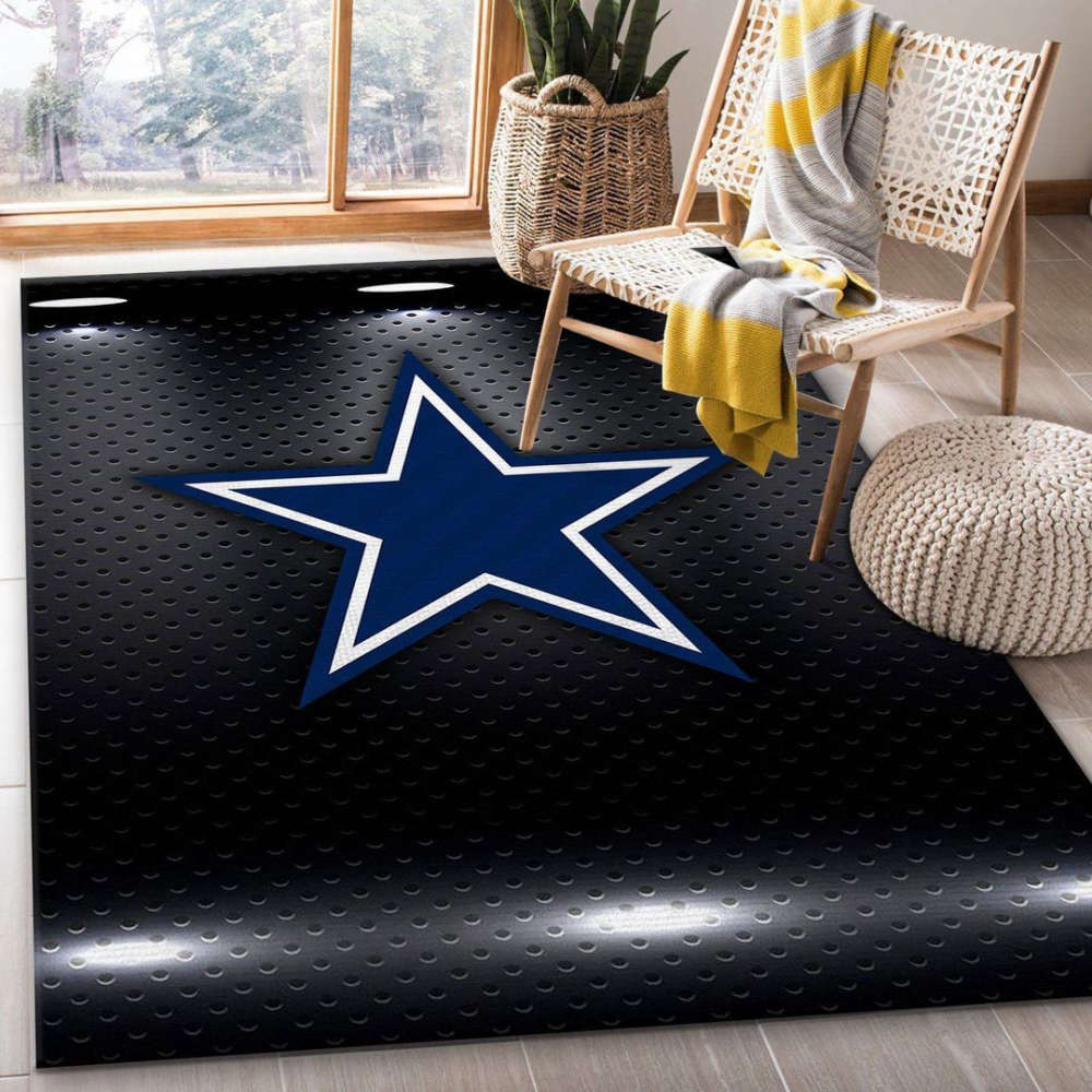 Dallas Cowboys Rug Living Room Floor Decor Fan Gifts