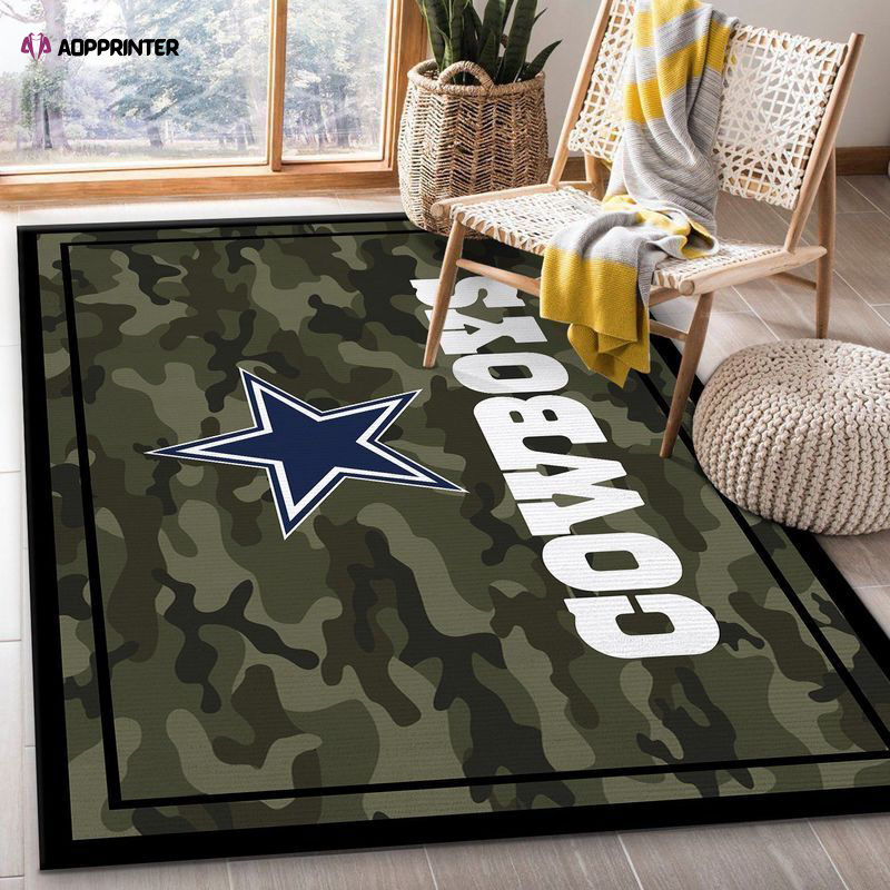 Dallas Cowboys Rug Living Room Floor Decor Fan Gifts