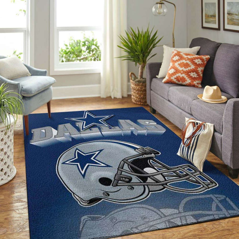 Dallas Cowboys Rug Living Room Floor Decor Fan Gifts