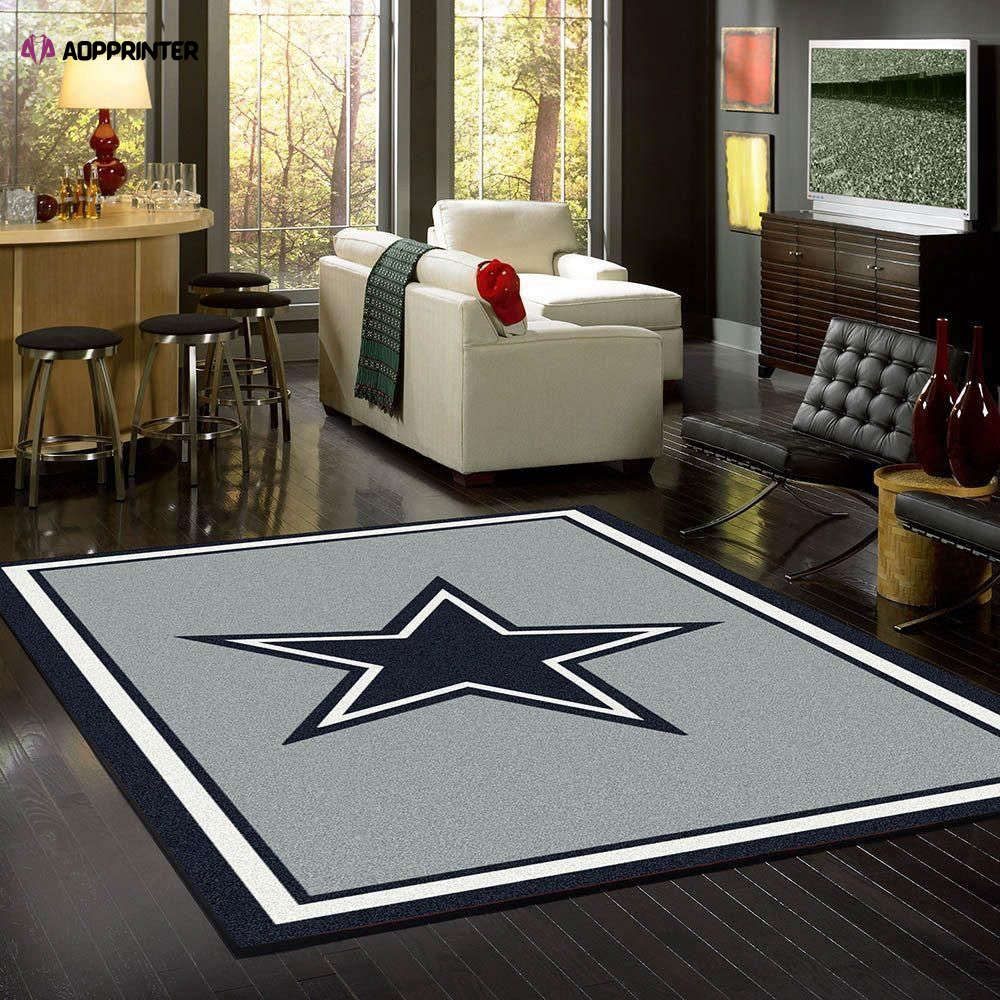 Dallas Cowboys Rug Living Room Floor Decor Fan Gifts