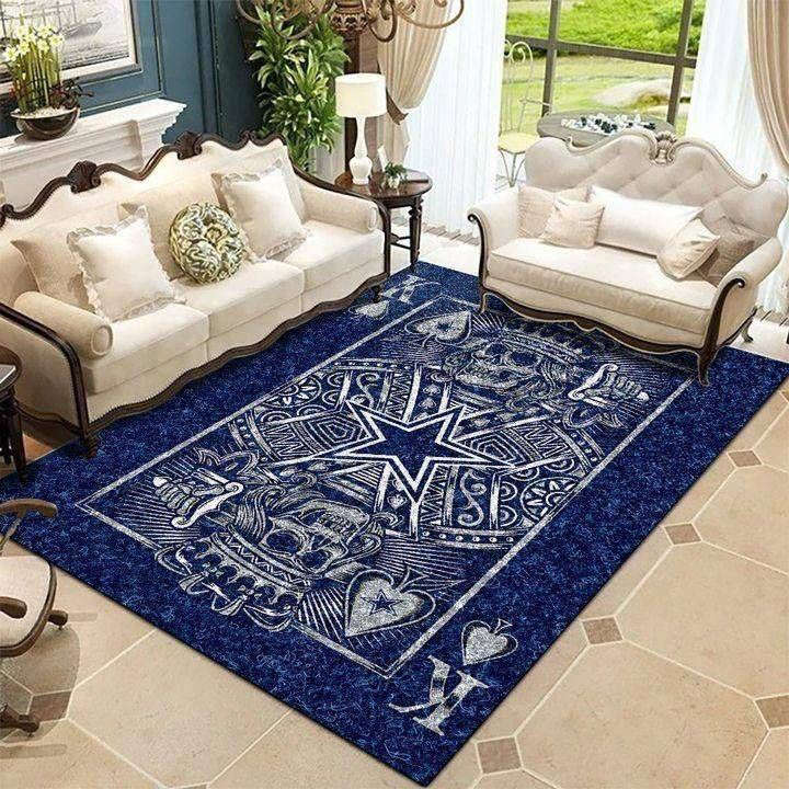 Dallas Cowboys Rug Living Room Floor Decor Fan Gifts