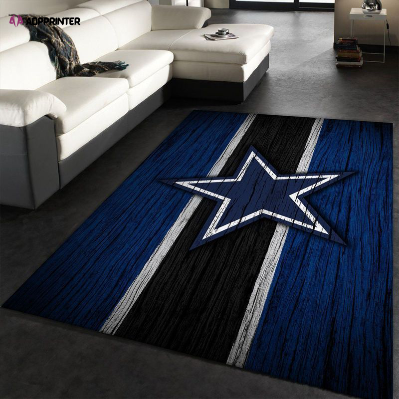 Dallas Cowboys Rug Living Room Floor Decor Fan Gifts