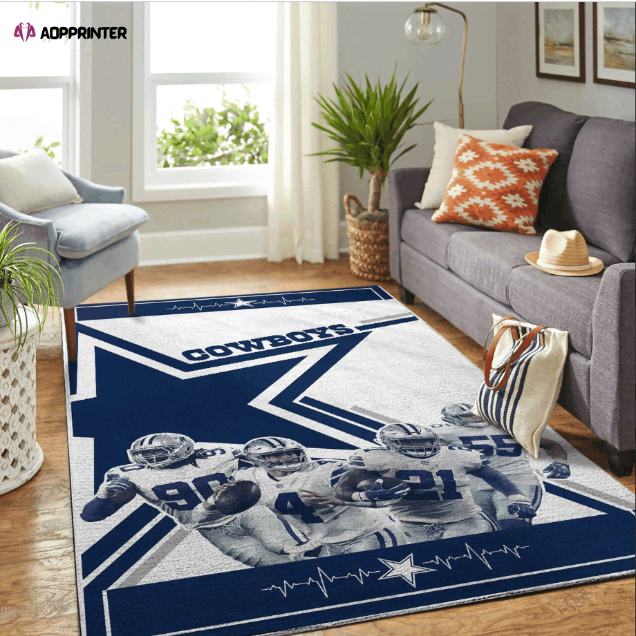 Los Angeles Chargers Rug Living Room Floor Decor Fan Gifts