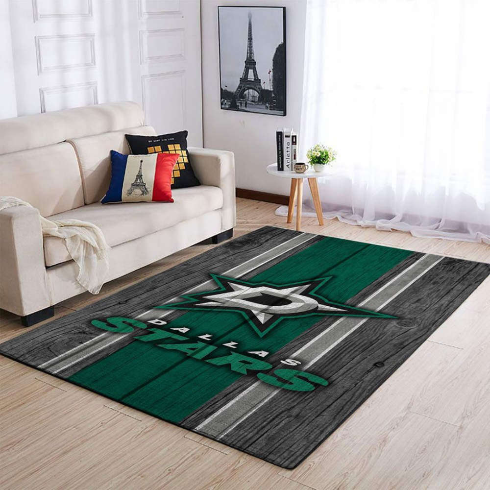 Dallas Stars Rug Living Room Floor Decor Fan Gifts