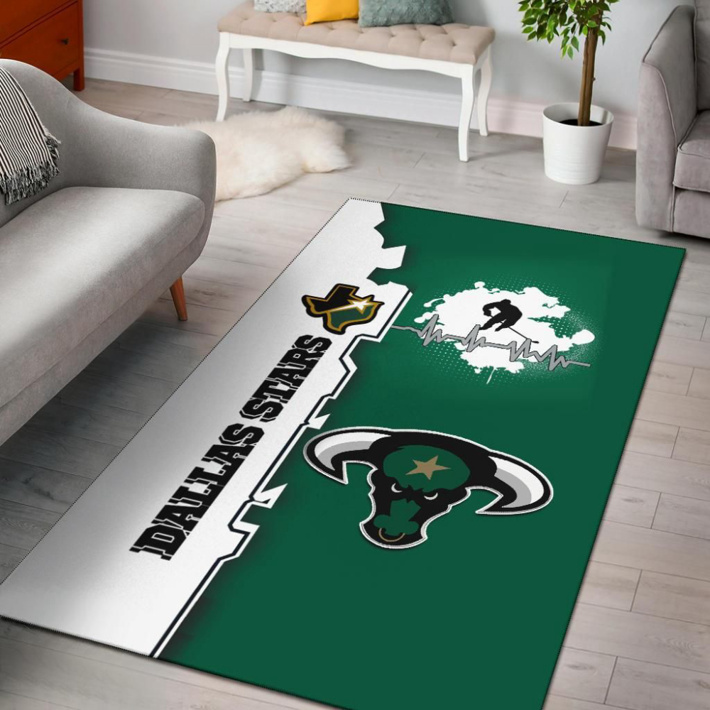 Dallas Stars Rug Living Room Floor Decor Fan Gifts