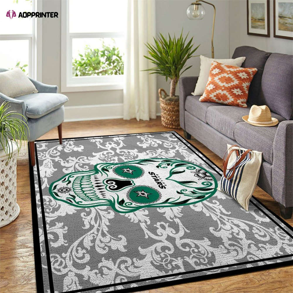 Dallas Stars Rug Living Room Floor Decor Fan Gifts