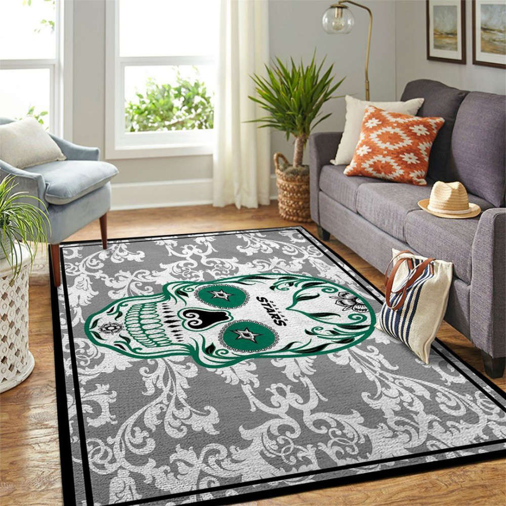 Dallas Stars Rug Living Room Floor Decor Fan Gifts