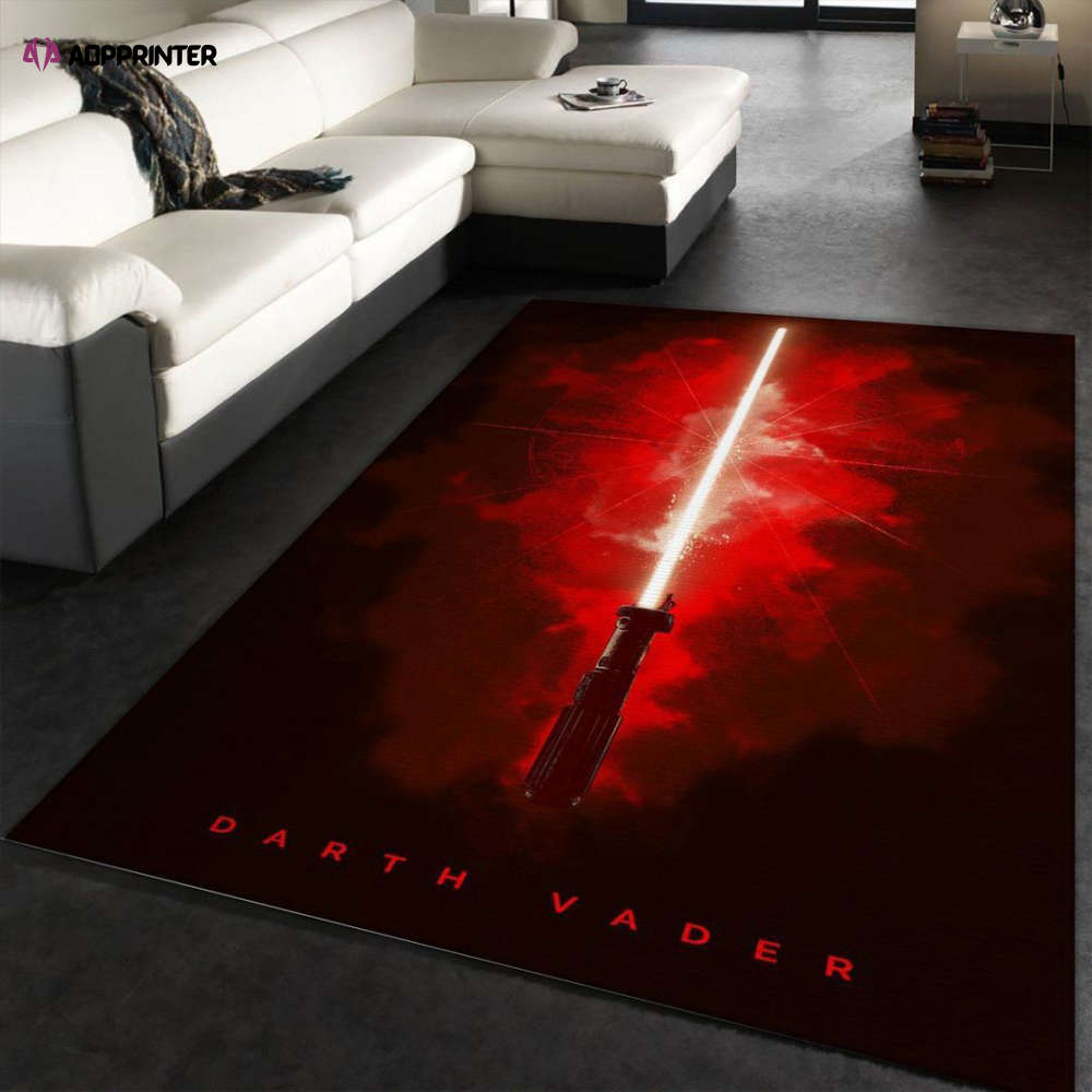 Darth Vader Rug Living Room Floor Decor Fan Gifts